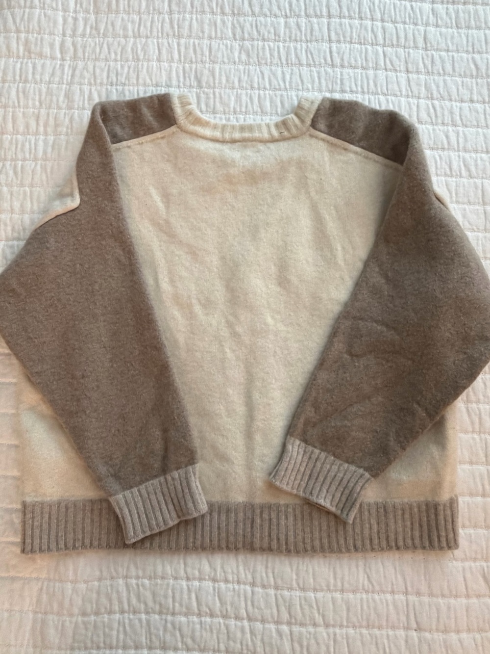 Majestic Filatures Cream Cashmere Crewneck Sweater - Picture 2 of 3